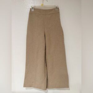 Zara Women's Tan Wide-Leg Pants size XS